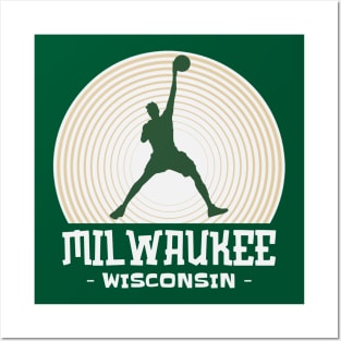 Milwaukee Wisconsin Basketball Posters and Art